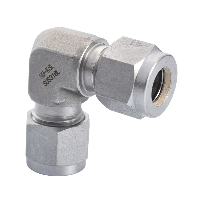 Coude de raccord à compression en acier inoxydable 316L