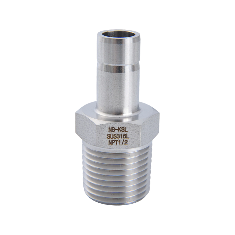 Adaptateur de filetage de tuyau à tuyau en acier inoxydable 316L