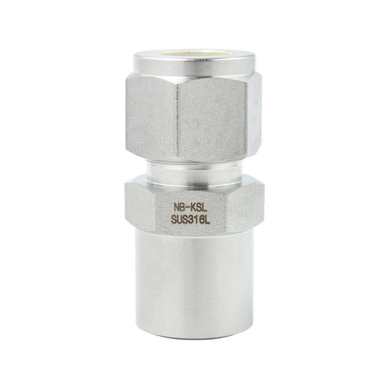 Raccord à compression en acier inoxydable 316L pour joint soudé bout à bout de tuyau PIPE