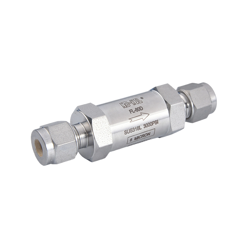 Filtres à gaz directs en acier inoxydable 316L
