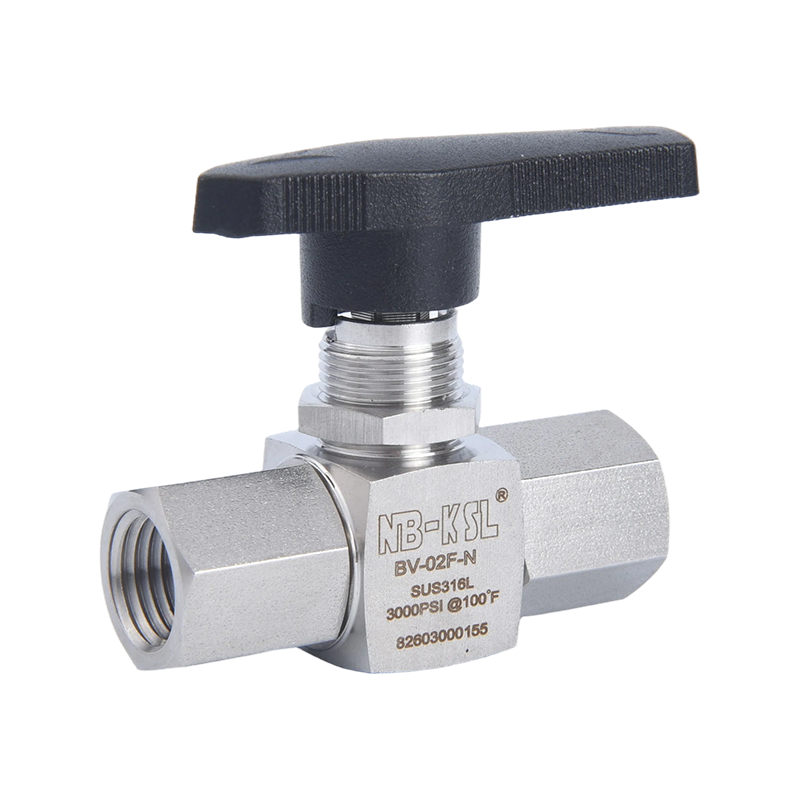 Mini vanne à aiguille à filetage femelle en acier inoxydable 316L
