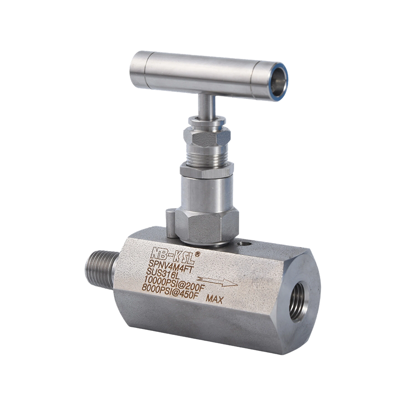 Vanne à pointeau haute pression de type PNV en acier inoxydable 316L